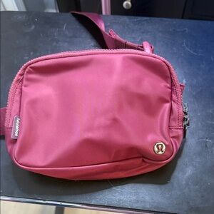 Lululemon Athletica Burgundy/Maroon Crossbody Bag